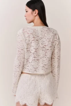 Lavendine Lace Mini Shorts