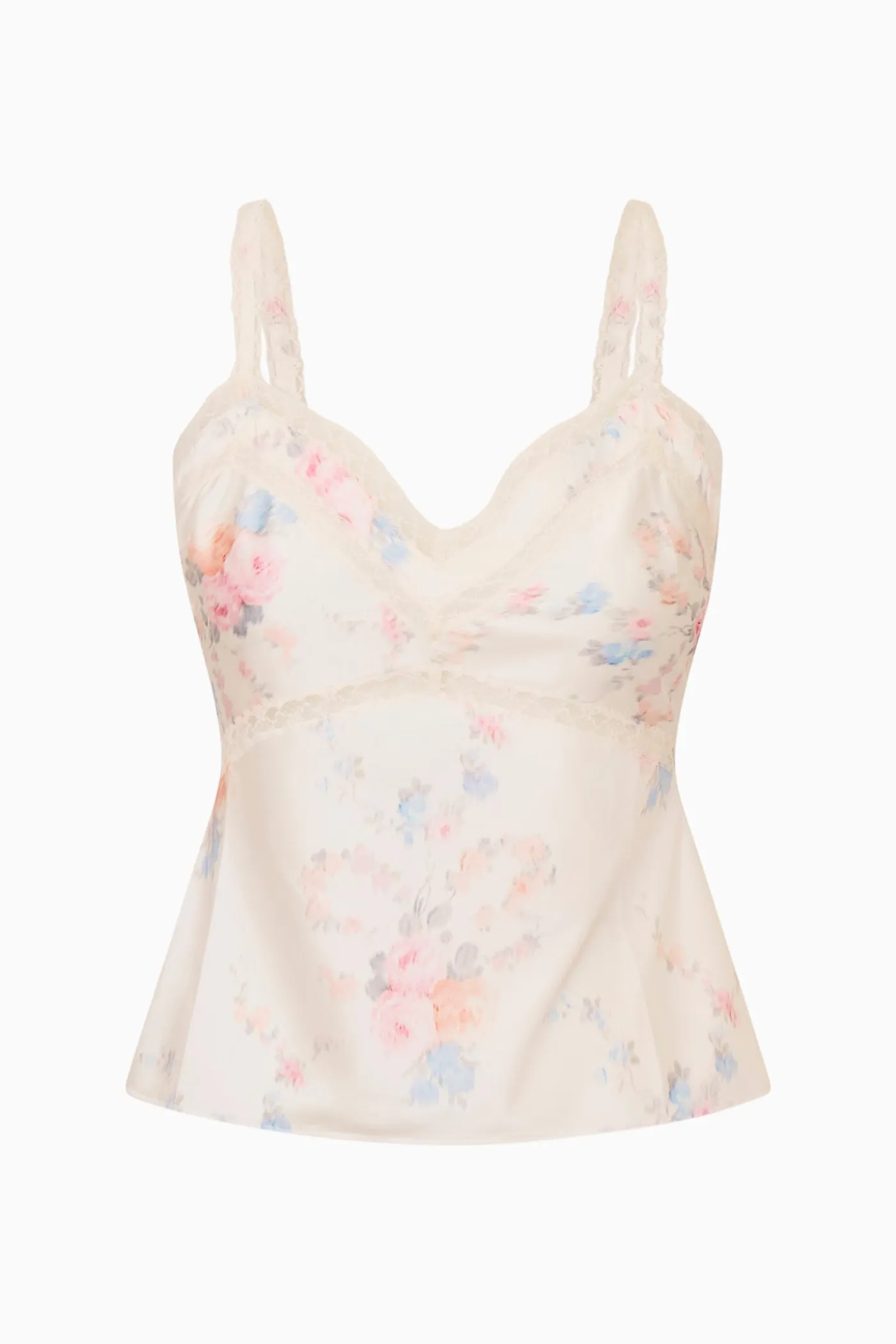 Lirena Floral Bow Print Cami Top
