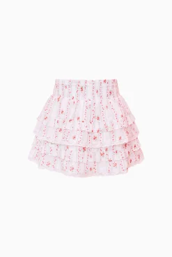 Little Girls Cherry Stripe Billie Skirt