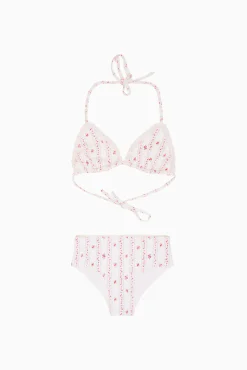 Little Girls Cherry Stripe Finnie Bikini