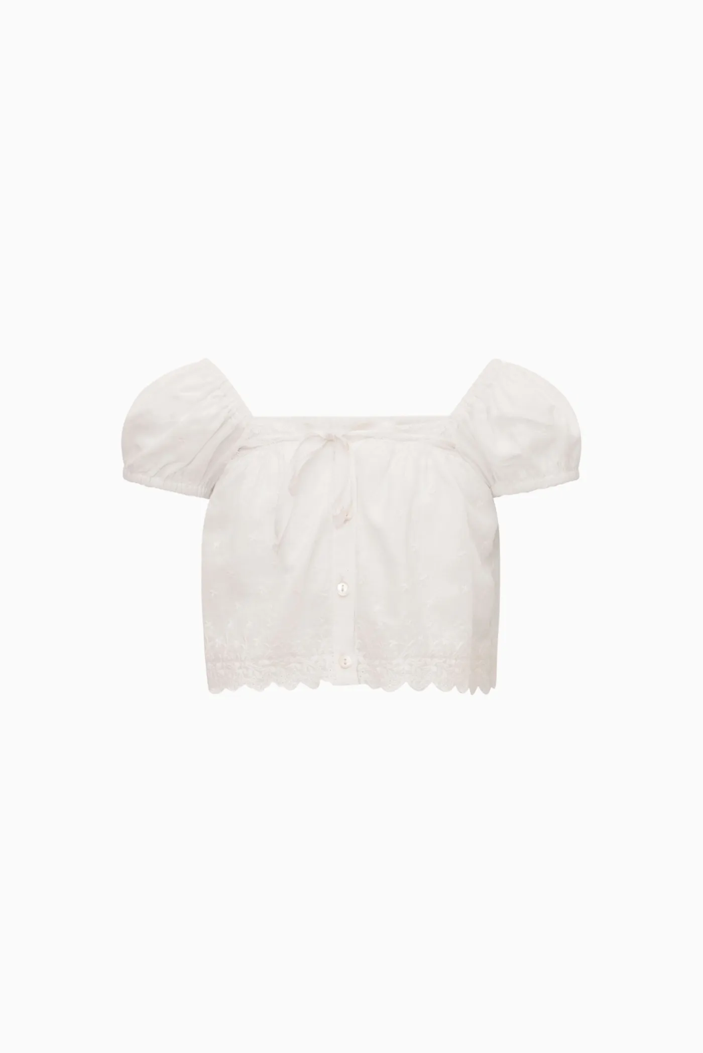 Little Girls Cotton Lace Leonna Top