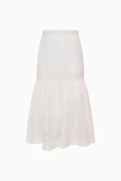 Little Girls Cotton Lace Norael Skirt