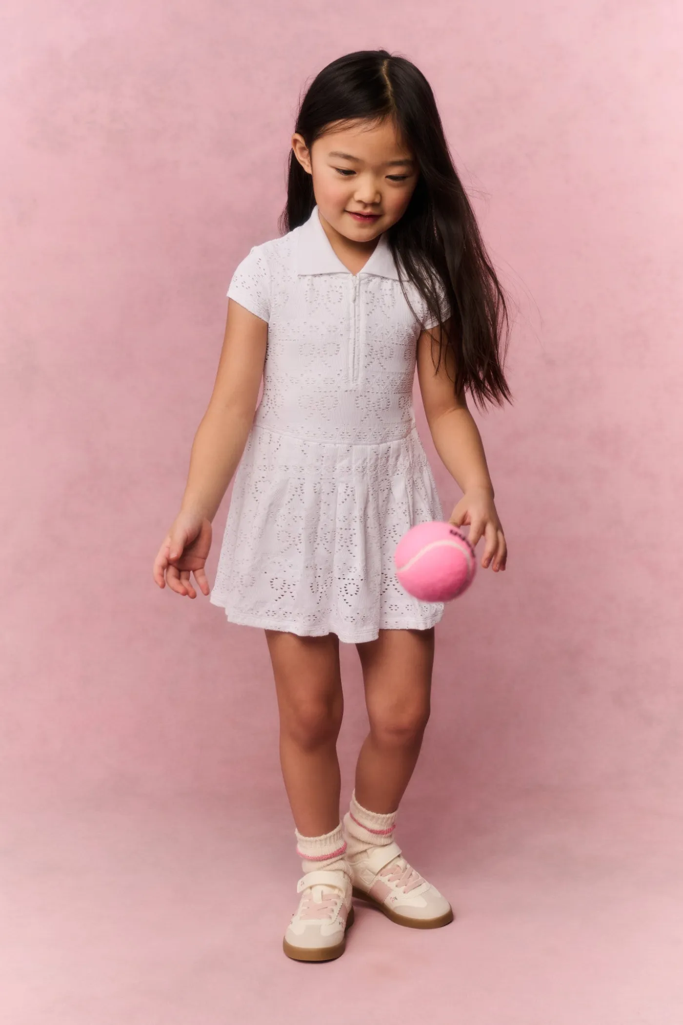Little Girls Courtley Eyelet Active Dress