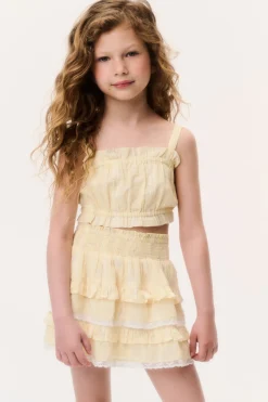 Little Girls Ditsy Floral Ken Top