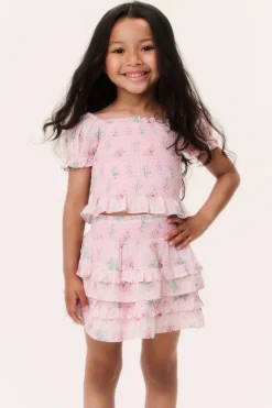 Little Girls Eau de Rose Fabielle Top