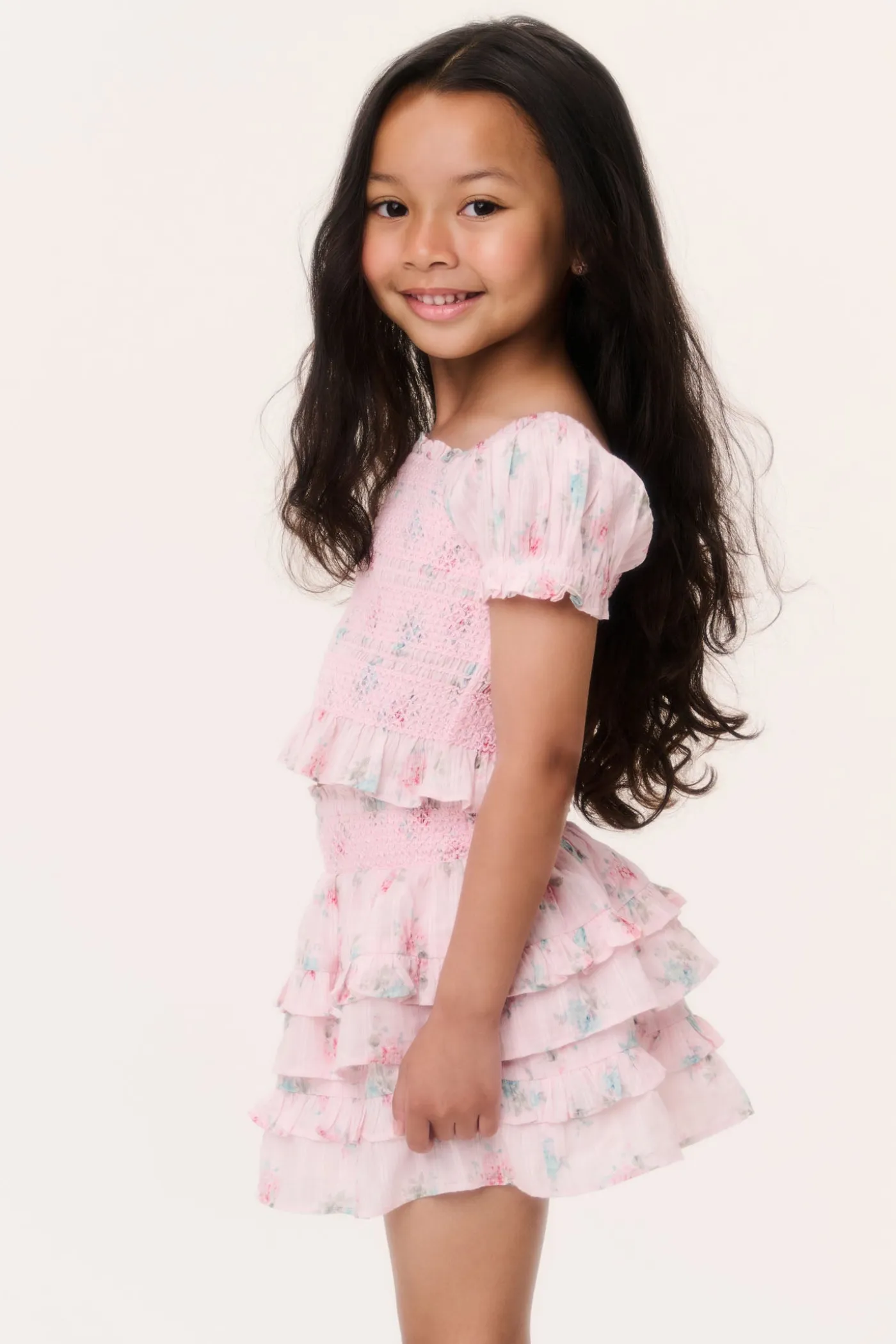 Little Girls Eau de Rose Fabielle Top