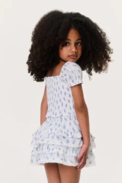 Little Girls Indigo Cloud Billie Skirt