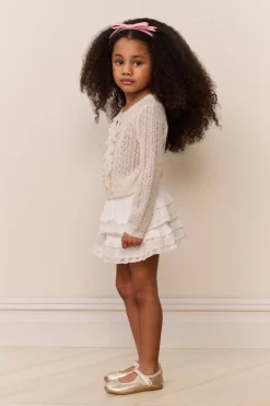 Little Girls Kena Alpaca-Wool Cardigan