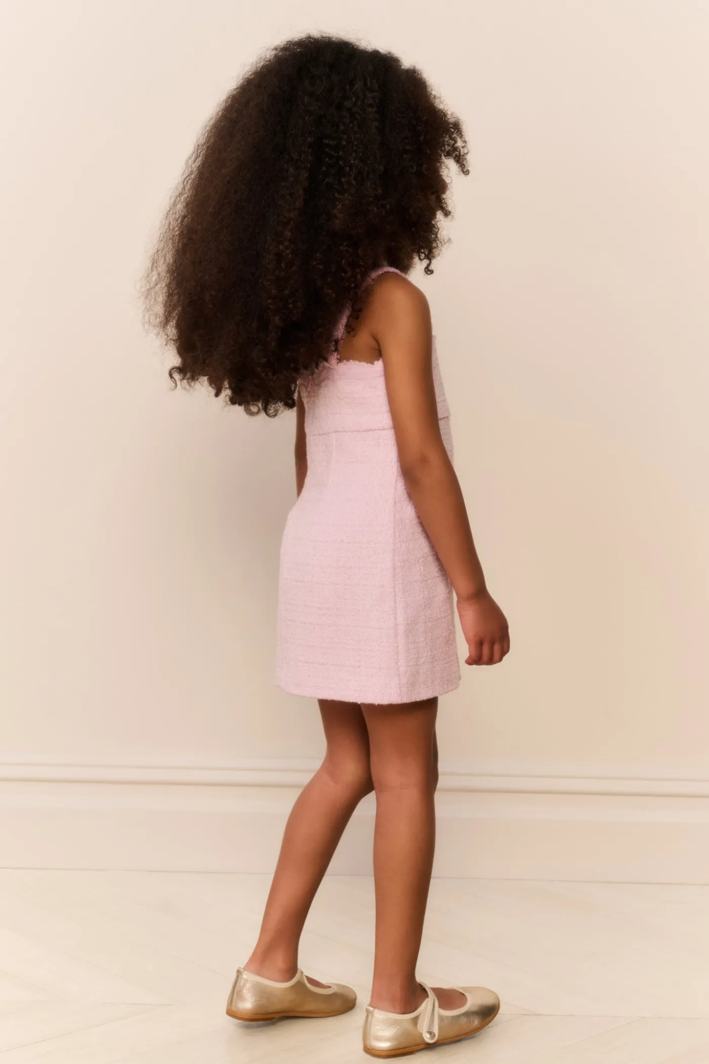 Little Girls Lace Tweed Willamina Dress