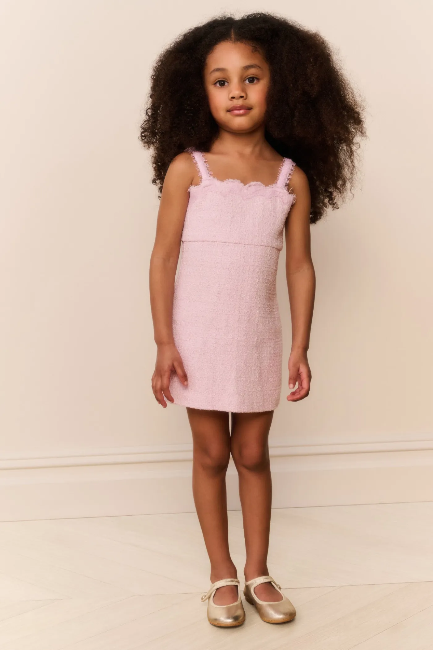 Little Girls Lace Tweed Willamina Dress