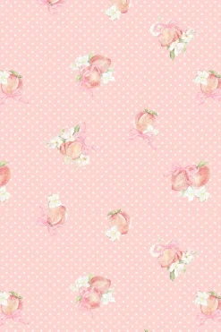 Little Girls Peach Pom Pom Decker Dress