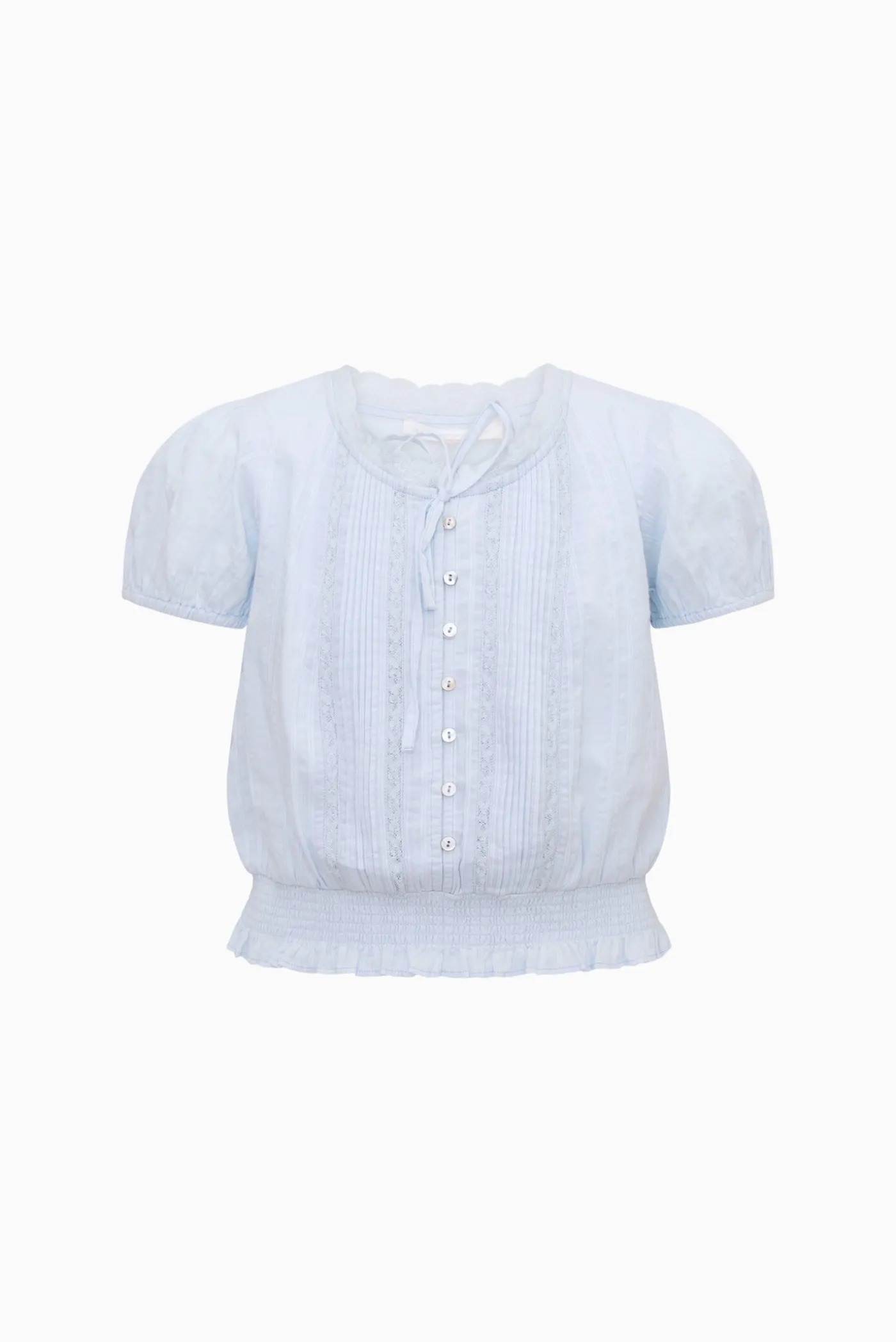 Little Girls Shoreline Cotton Top