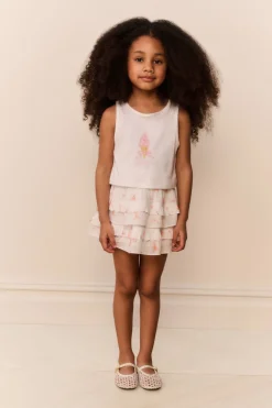 Little Girls Vanilla Twirl Billie Skirt