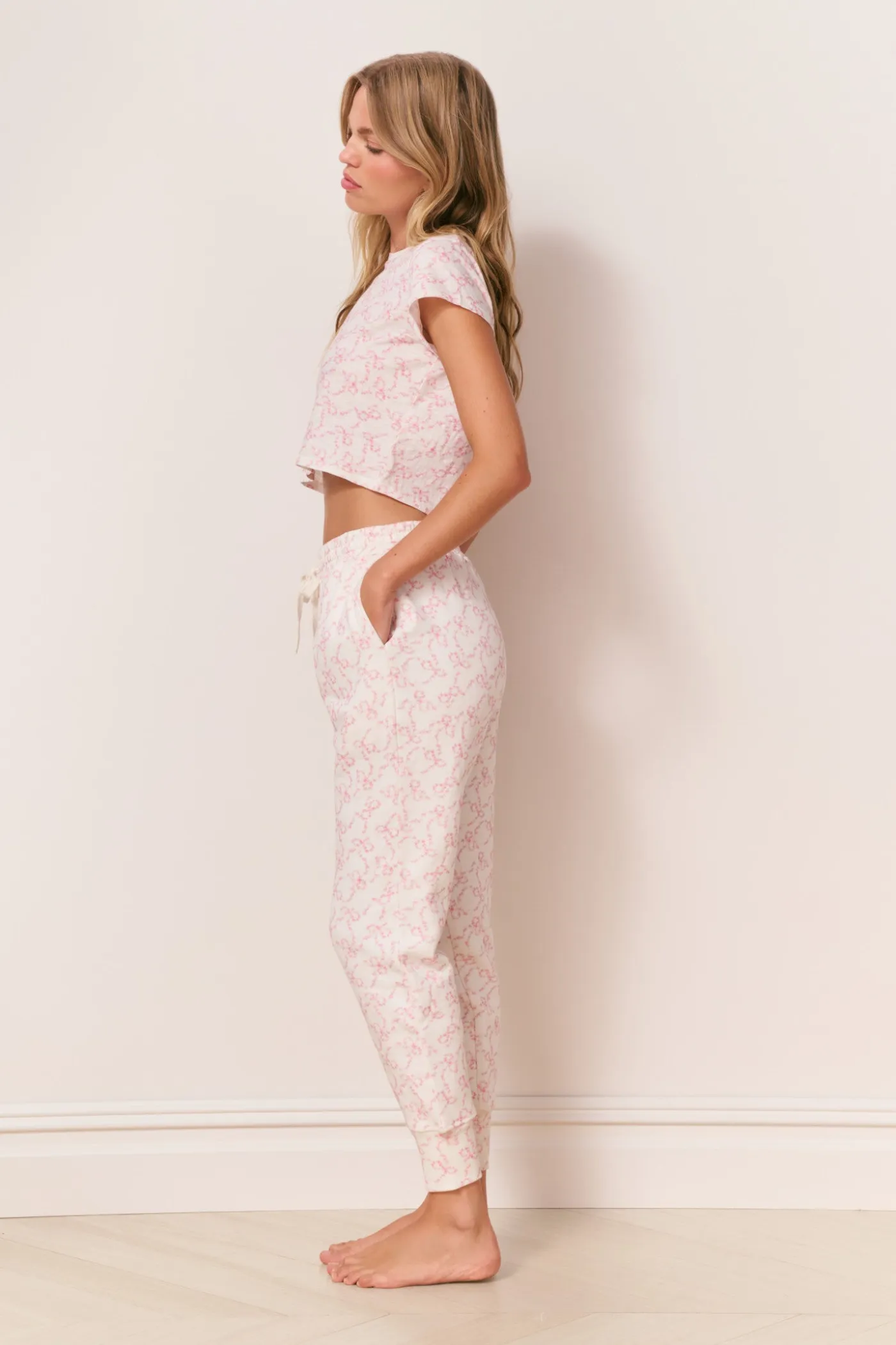 Lolana Floral Cotton Sweatpants