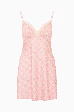 Lorinda Heirloom Print Mini Slip Dress