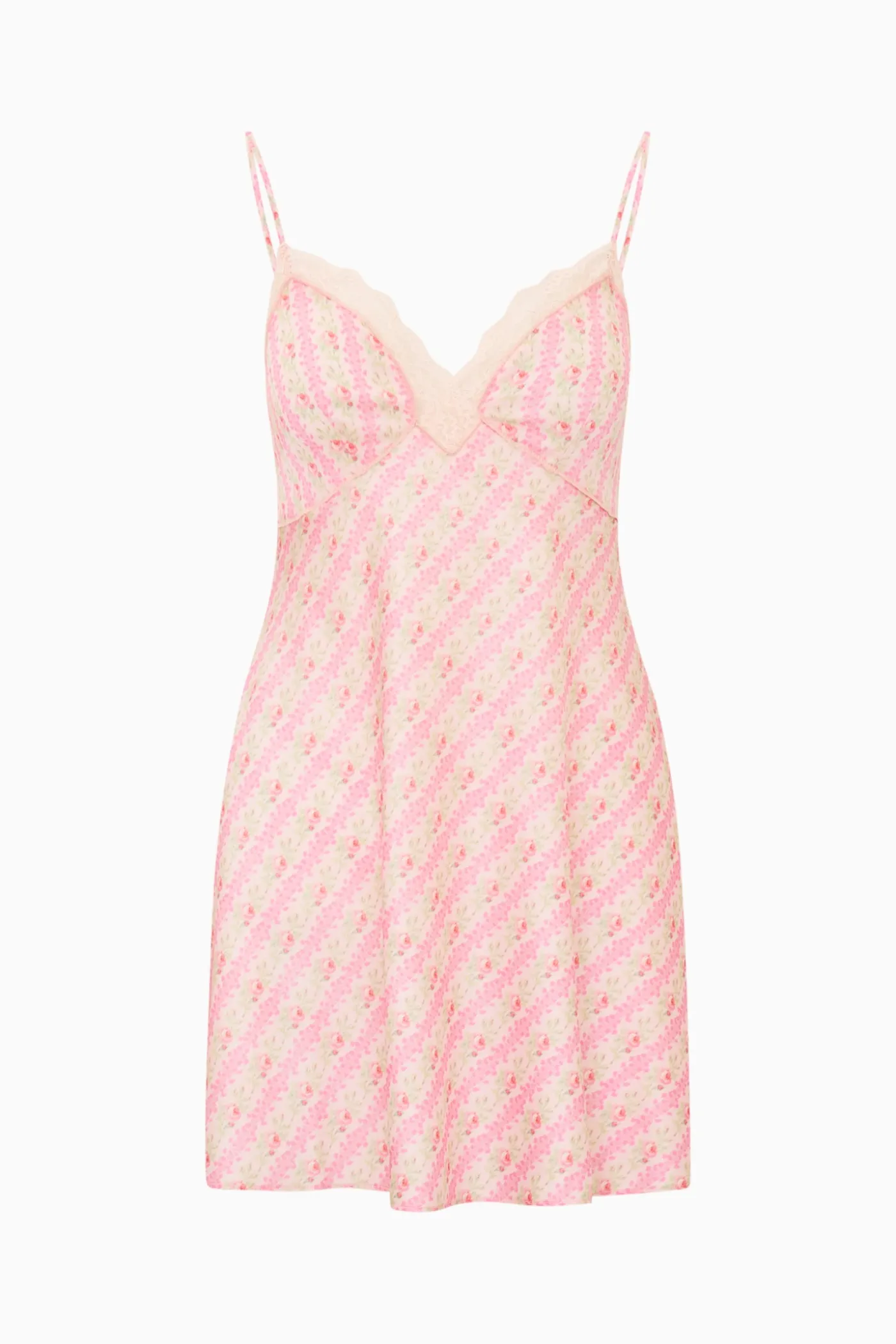 Lorinda Heirloom Print Mini Slip Dress