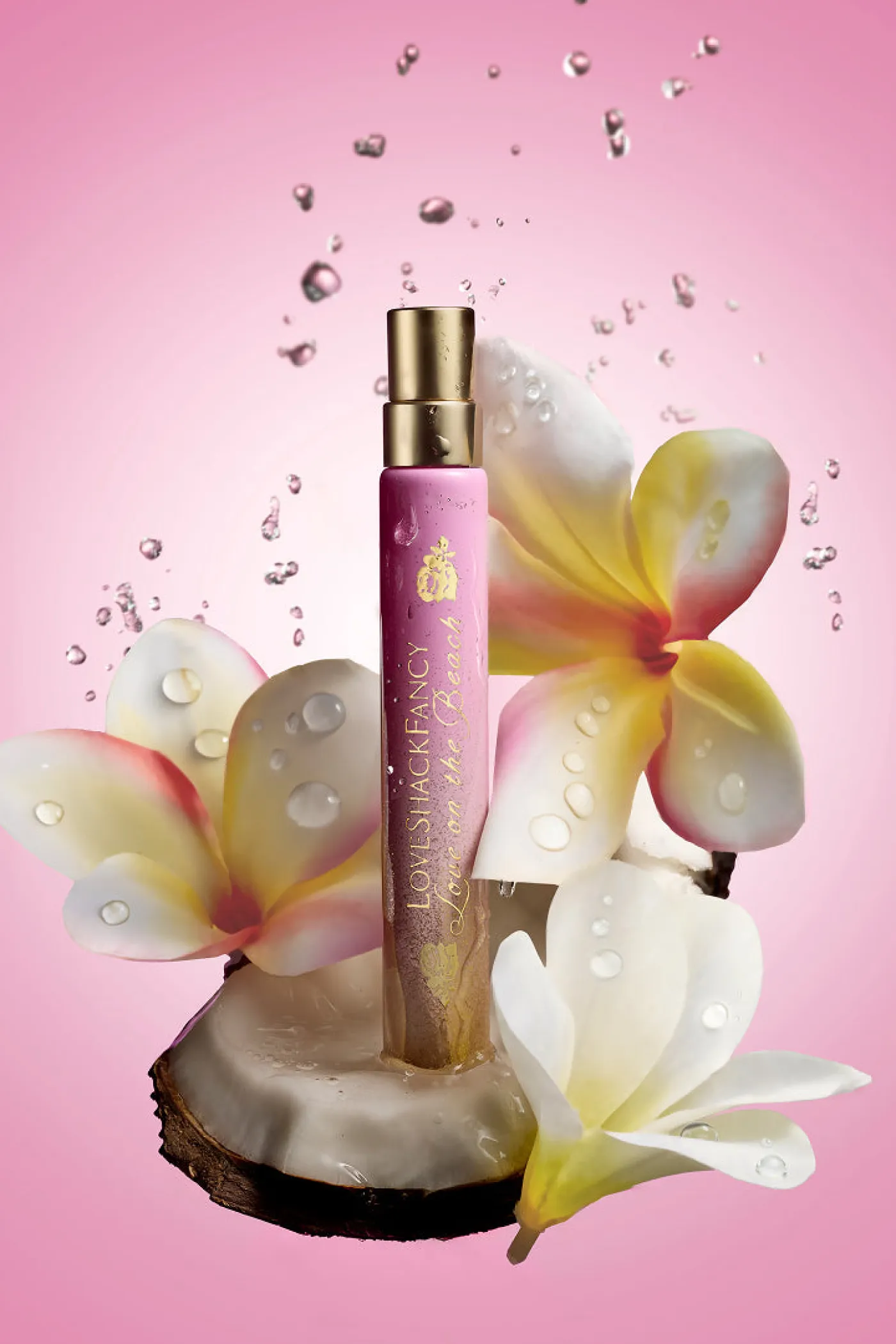 Love on the Beach Eau de Parfum Travel Spray with Coconut & Frangipani