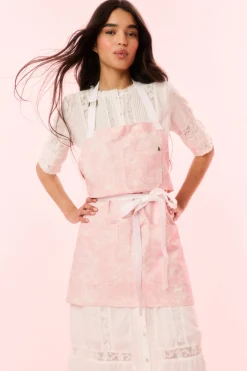 LoveShackFancy X Hedley & Bennett Perennial Pink Apron