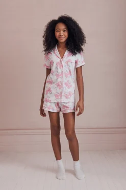 LoveShackFancy x Roller Rabbit Doily Beux Women's Polo Pajama Set