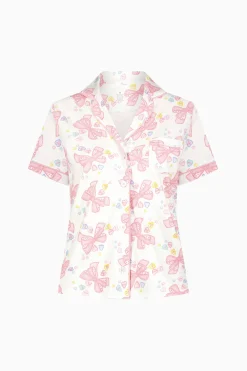 LoveShackFancy x Roller Rabbit Doily Beux Women's Polo Pajama Set