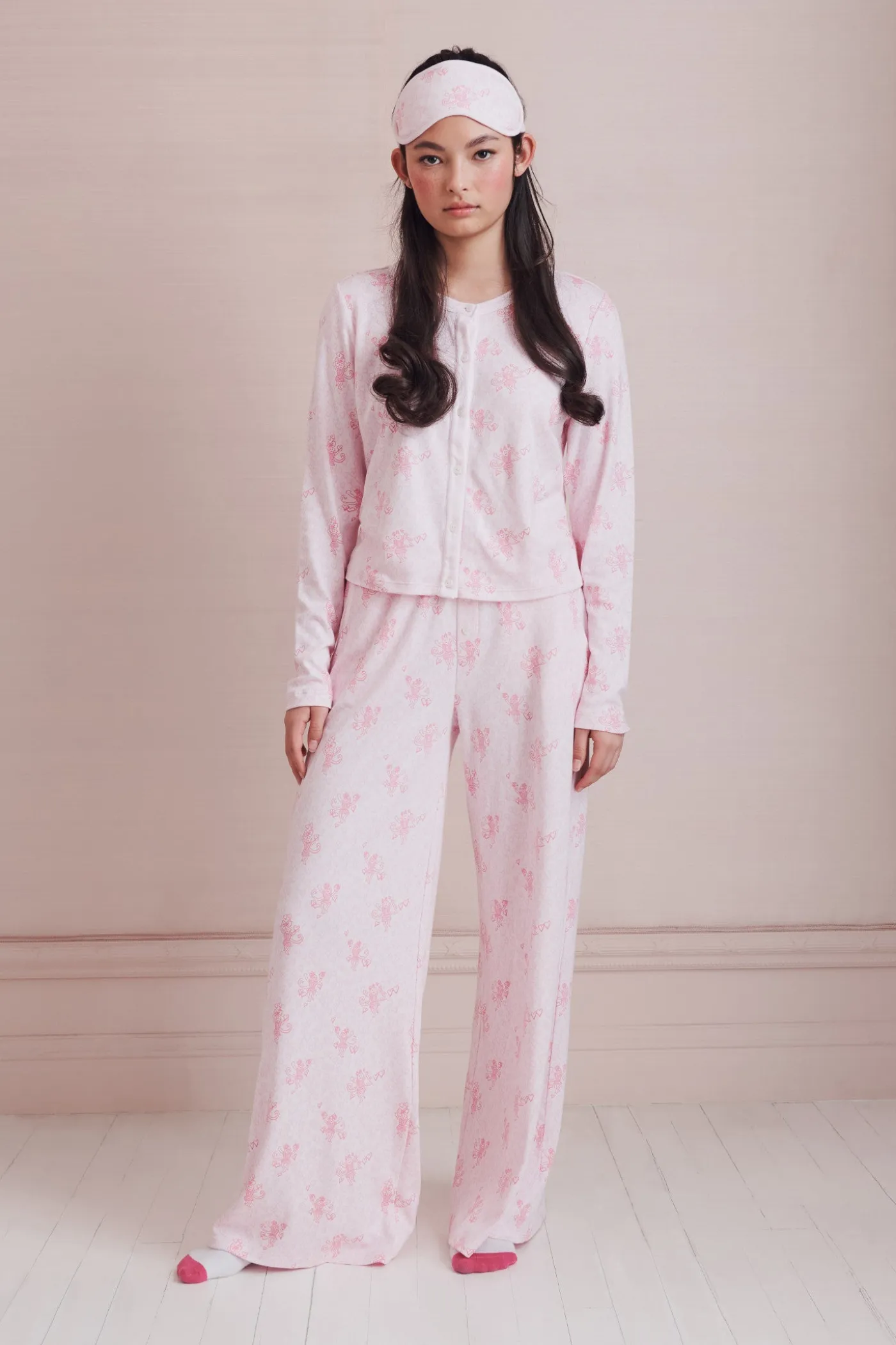 LoveShackFancy x Roller Rabbit Hearts Nessa Cardigan