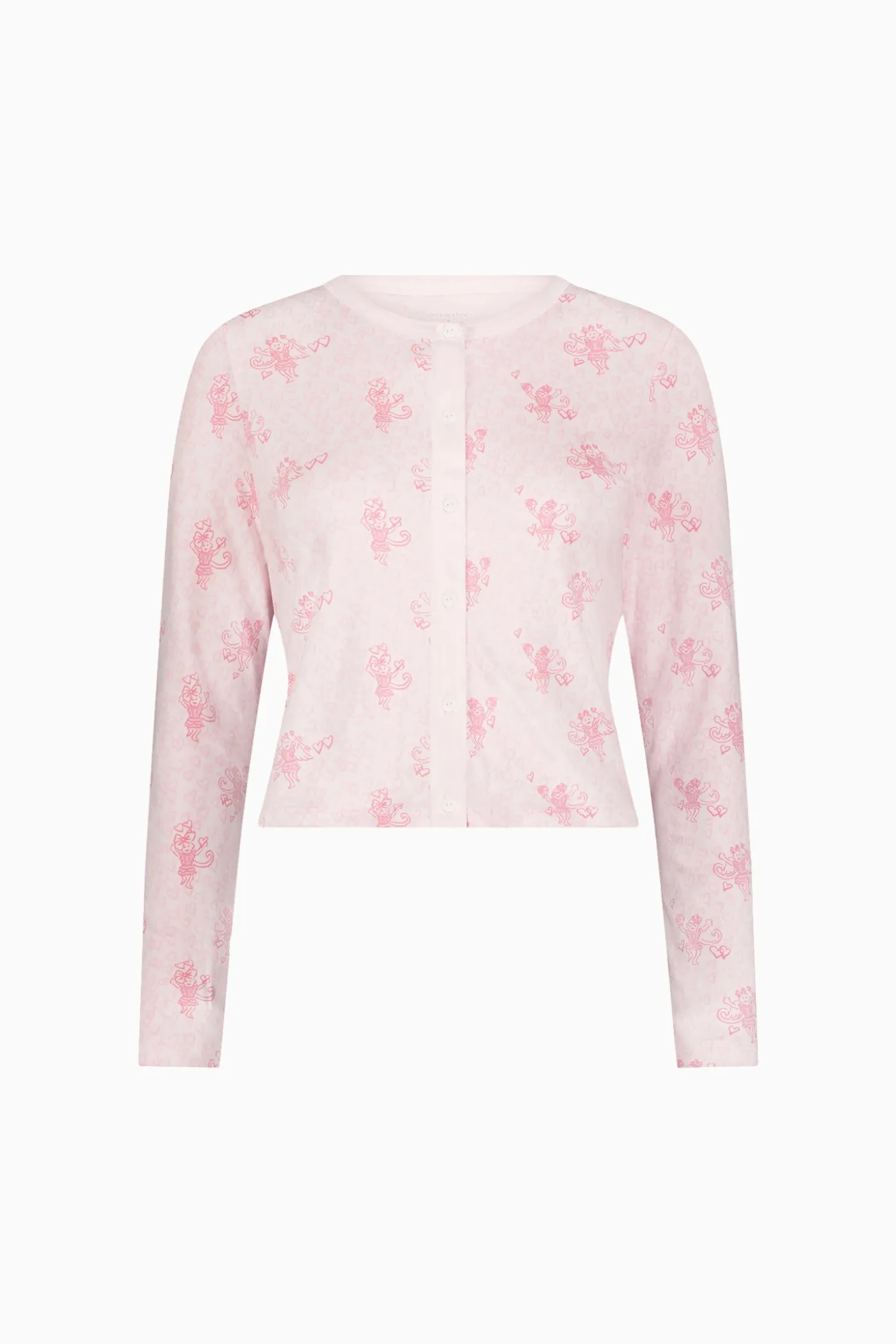 LoveShackFancy x Roller Rabbit Hearts Nessa Cardigan