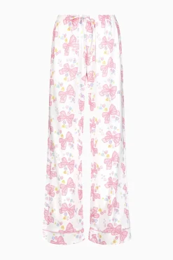 LoveShackFancy x Roller Rabbit Doily Beux Women's Long Sleeve Polo Pajama Set