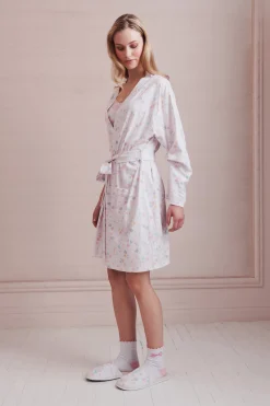 LoveShackFancy x Roller Rabbit Heart Stripe Blake Robe
