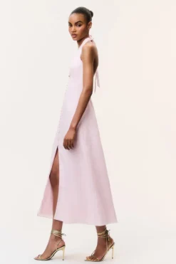 Lovis Linen Halter Maxi Dress
