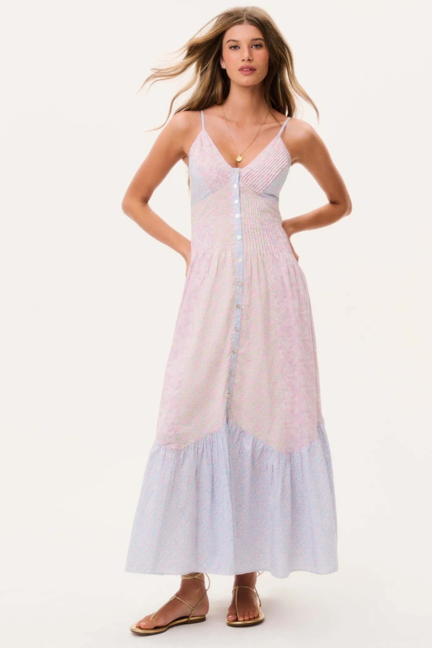 Made With Liberty Fabrics Esilda Maxi Dress