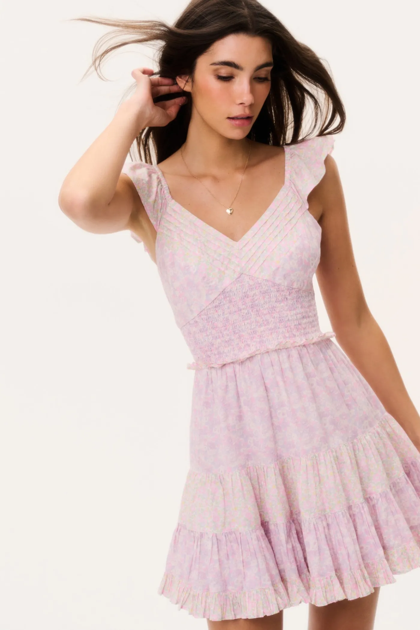 Made With Liberty Fabrics Preseline Mini Dress