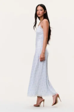 Manuela Silk-Blend Maxi Slip Dress