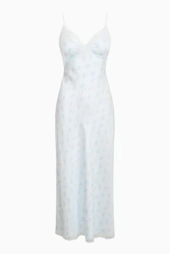 Manuela Silk-Blend Maxi Slip Dress