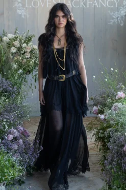 Maralee Silk Chiffon Maxi Dress