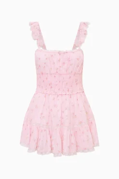 Maralina Floral Cotton Mini Dress