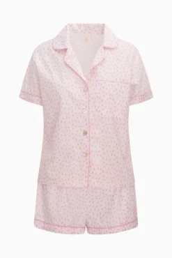 Midnight Haze Polo PJ Short Set