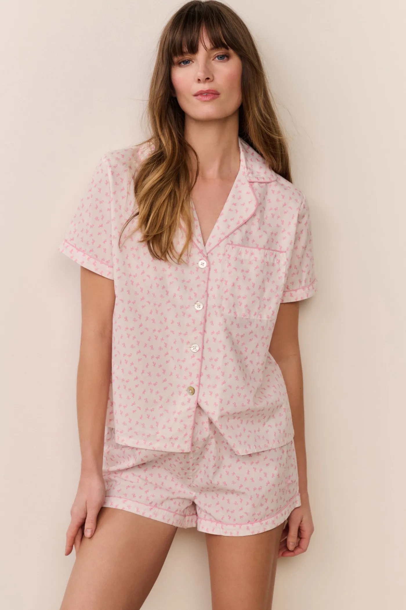 Midnight Haze Polo PJ Short Set