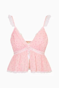 Nicoleta Floral Crepe Top