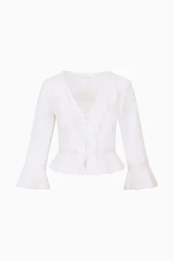 Olenna Cotton Victorian Ruffle Top