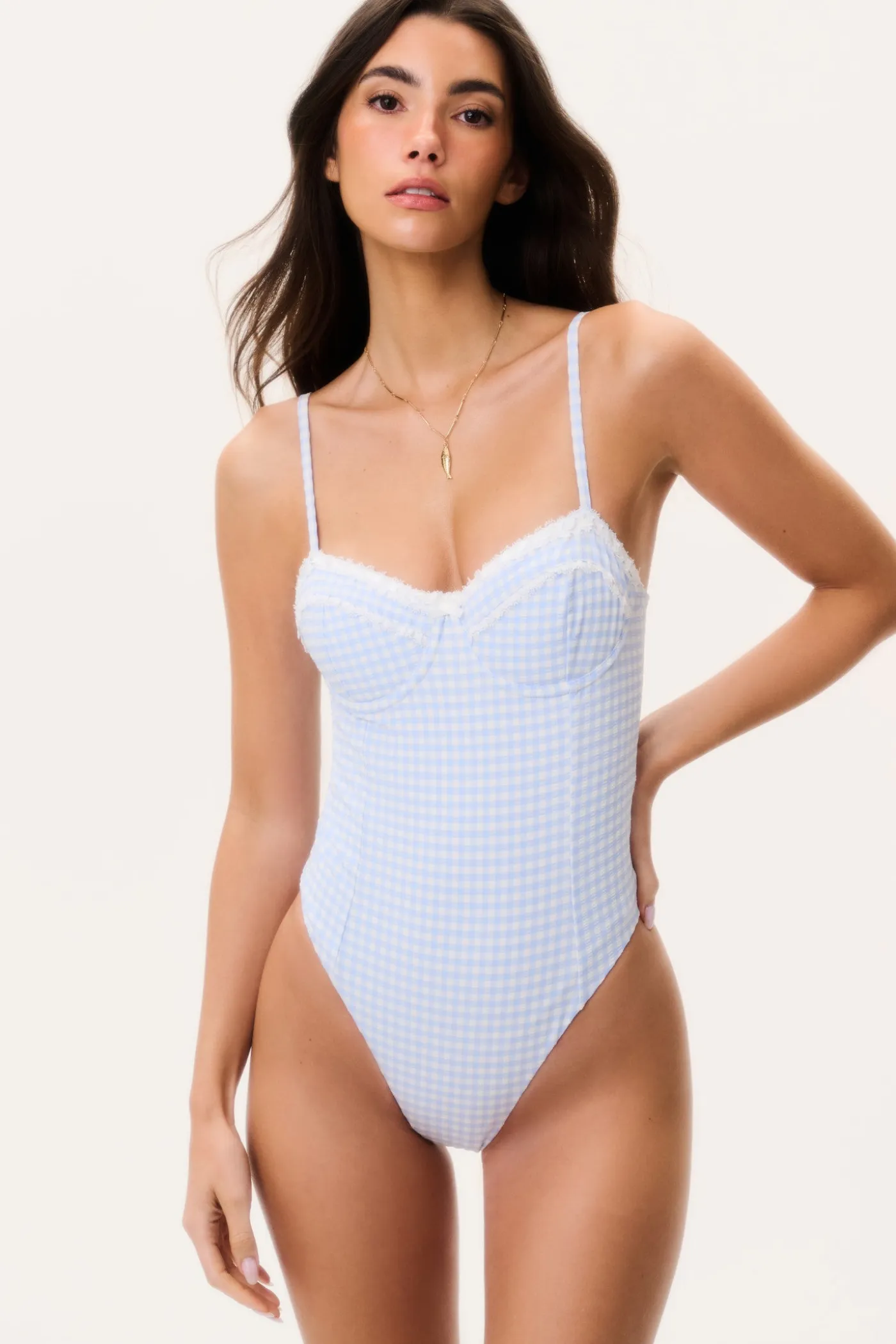 Olivienne Gingham One-Piece Swimsuit