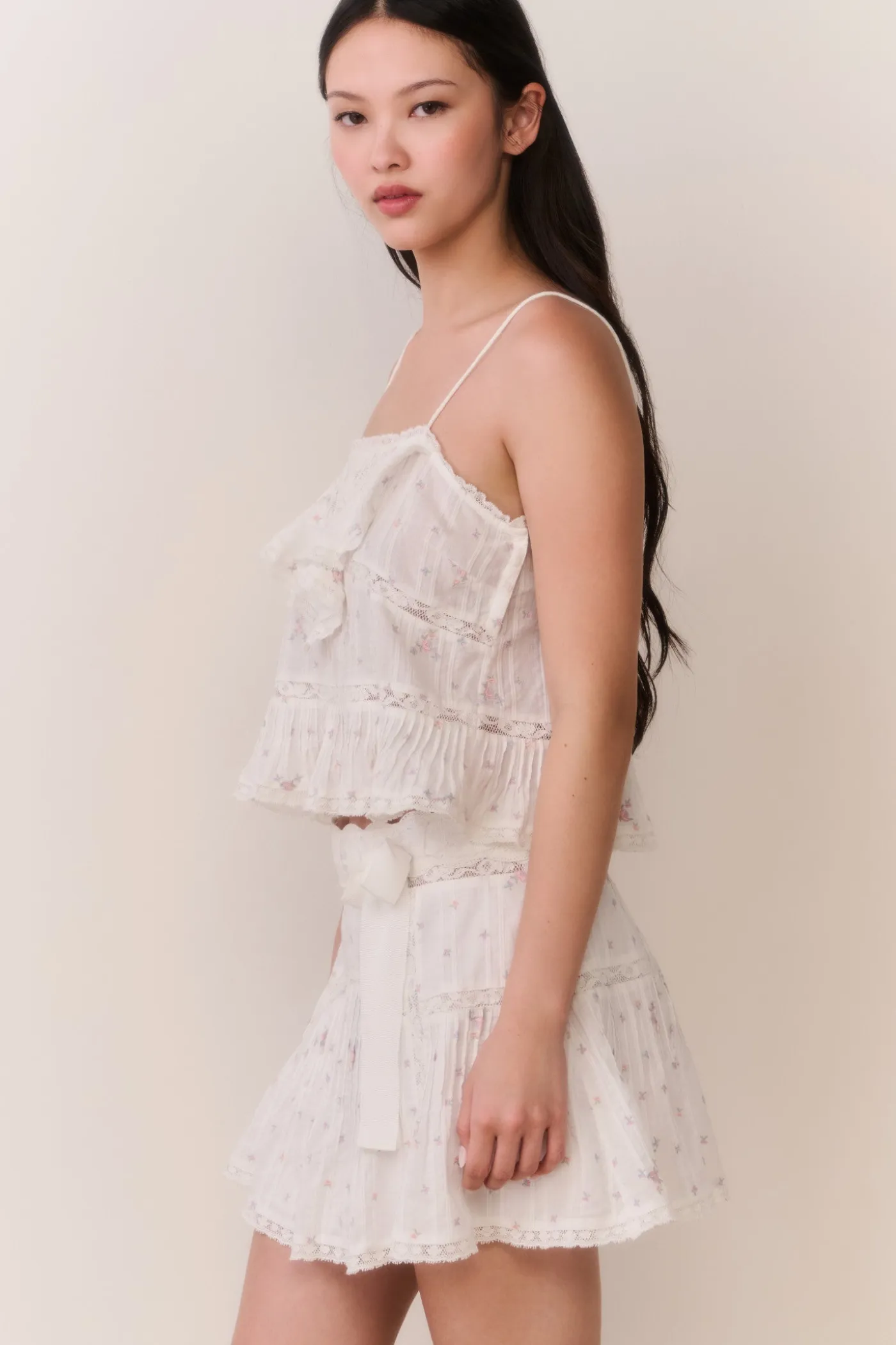 Ondeline Floral Embroidered Cotton Top