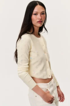 Paelynn Embroidered Floral Cardigan