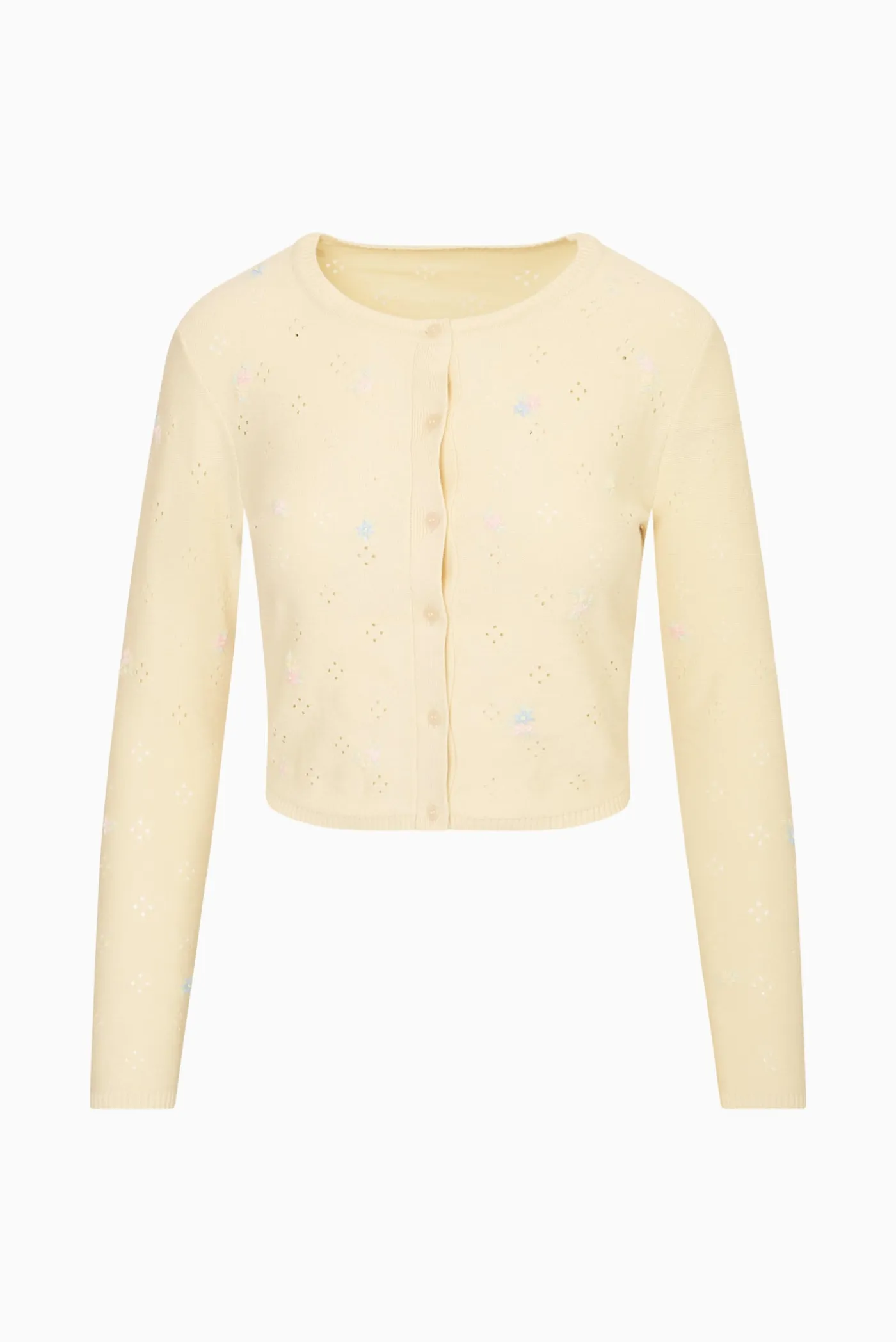 Paelynn Embroidered Floral Cardigan