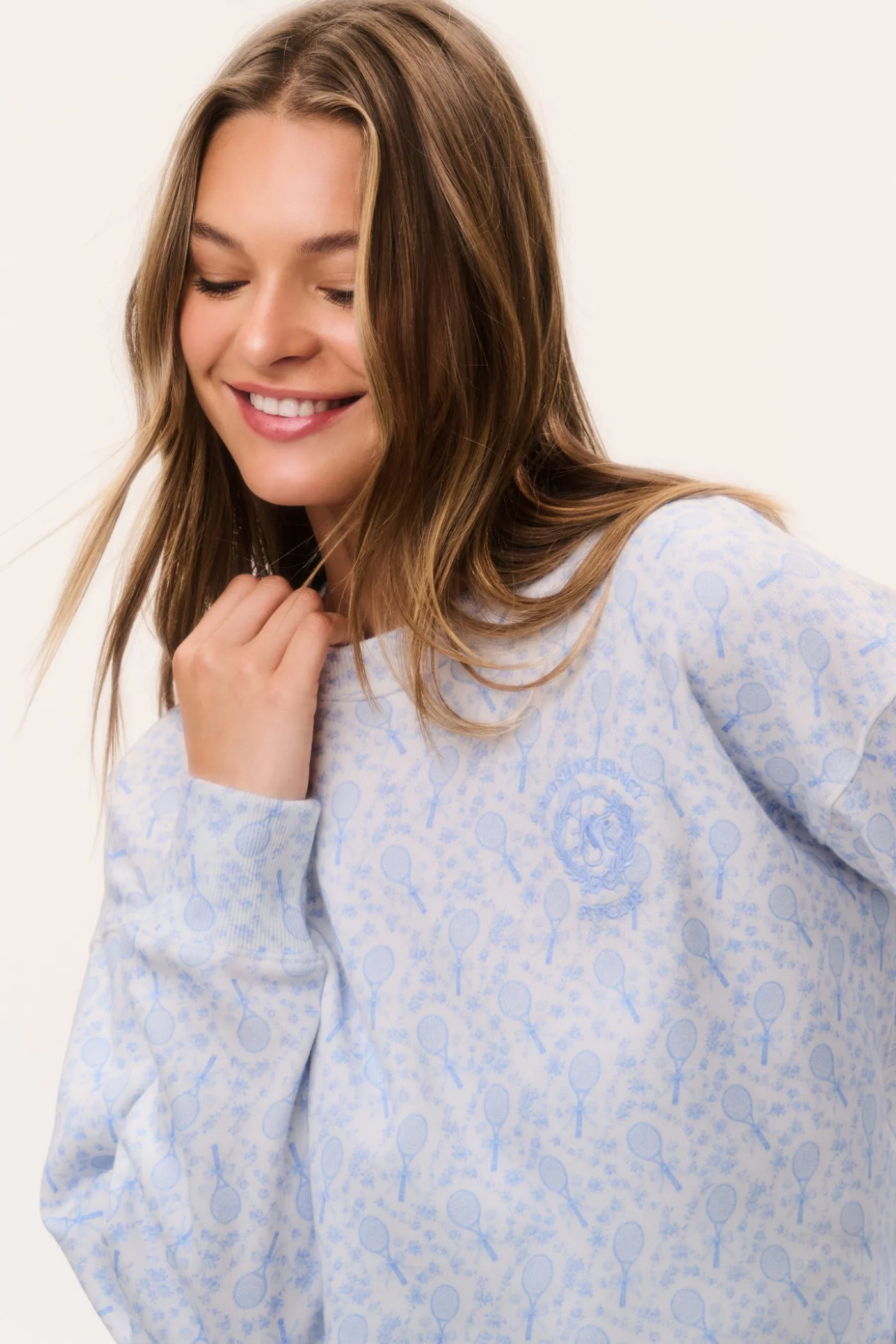 Palo Tennis Print Pullover