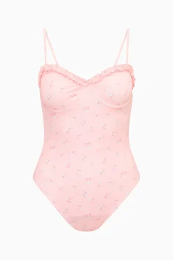 Peach Pom Pom Brooksie Swimsuit