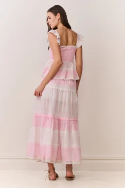 Phia Mixed Print Maxi Skirt