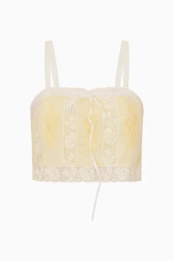 Quince Cotton Victorian Crop Top