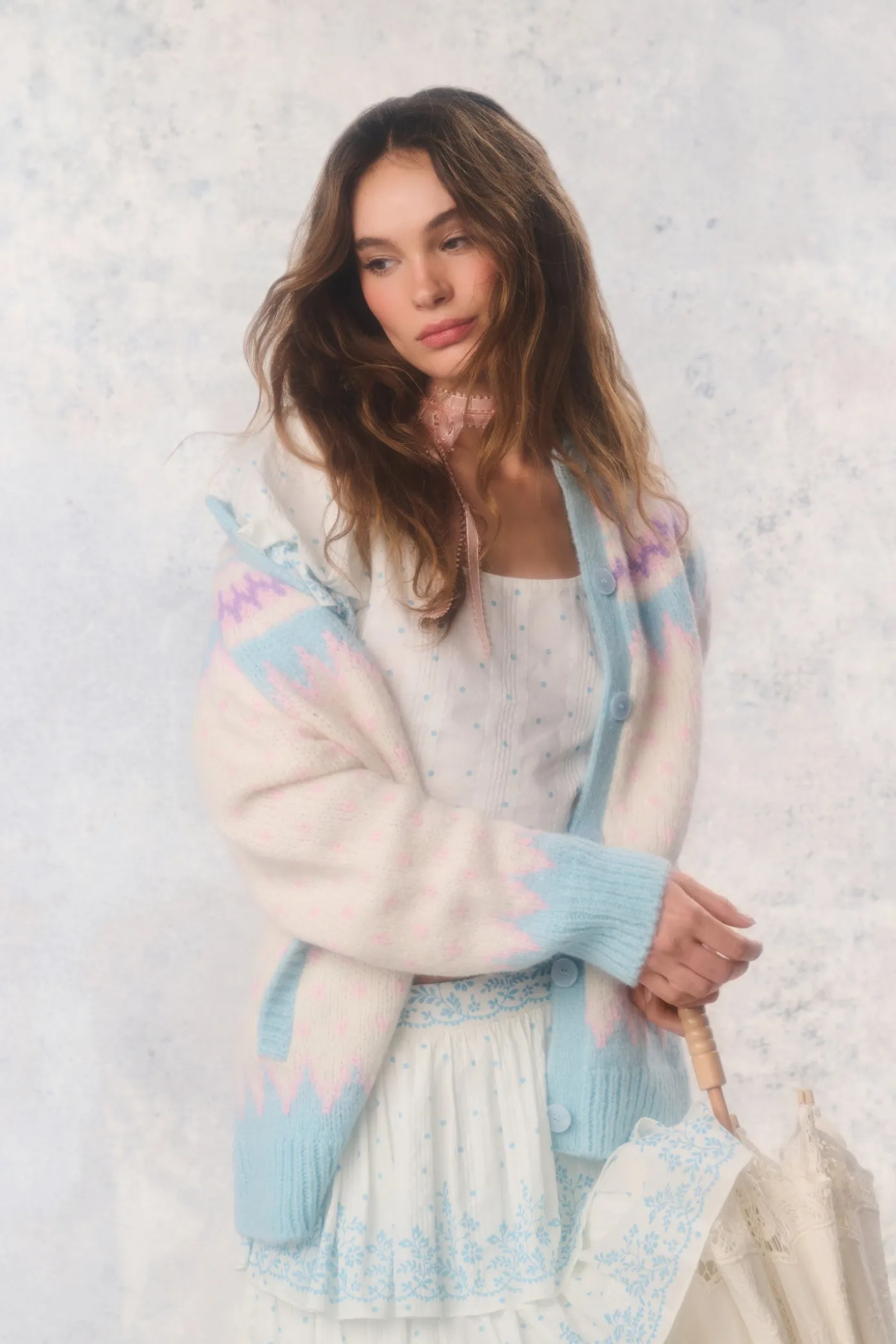 Re-Edition Alpaca-Blend Boyfriend Cardigan