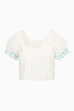 Re-Edition Christine Cotton Polkadot Top