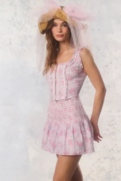 Re-Edition Georgie Floral Cotton Bustier